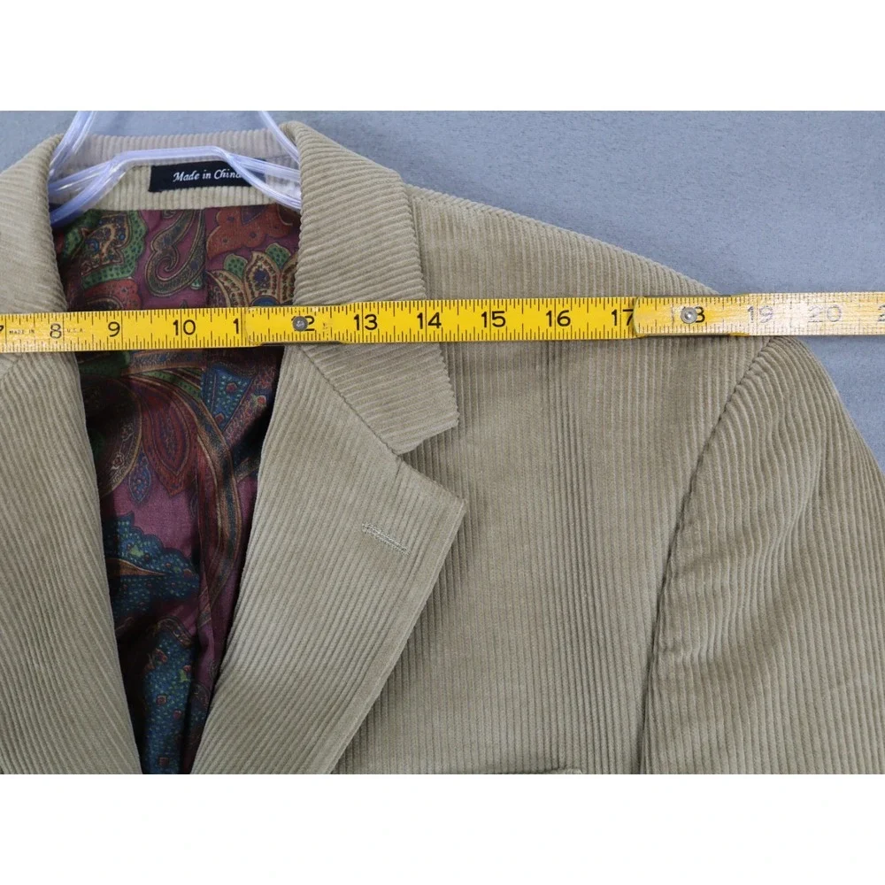 Lauren Corduroy Blazer Sz 42R Brown 2 Button Sport Coat Jacket Ralph Lauren Polo
